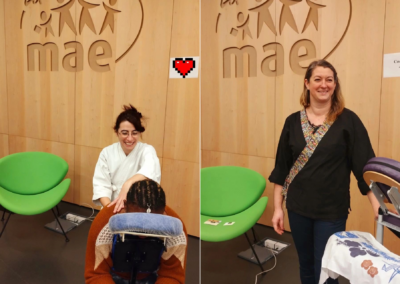 massage sur chaise en entreprise