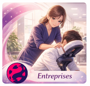 shiatsu en entreprise sur chaise